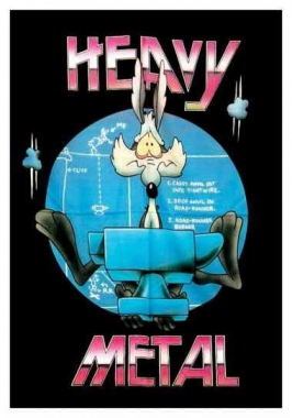 Posterfahne Heavy Metal