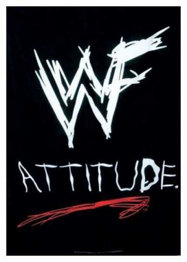 Poster Flag WWE Attitude