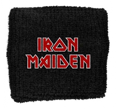 Iron Maiden Red Logo Merchandise Schweißband