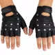 Lederhandschuhe Flachnieten