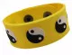 Silicone Armband - Yin Yang Yellow