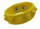 Silicone Armband - Rubber Rivets Yellow