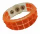 Silicone Armband - Rubber Rivets Orange