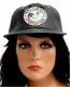 PVC Leather Look Cap Alien