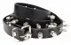 Spike Studded Leather Belt 1 row