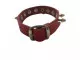 Leather Ankleband - Killer Studs Red