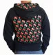 Gothic Hoodie - Cherry & Skulls