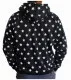 Gothic Kaputzensweatshirt - Stars
