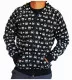 Gothic Kaputzensweatshirt - Skulls & Stars