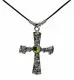 mystic Cross with Skulls Necklace