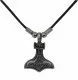 Necklace Thor Hammer Mjolnir with Triquetra