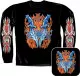 Sweatshirt - Feuer Mit Eisernen Kreuz Und Tribal