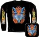 Sweatshirt - Feuer Tribal Mit Eisernem Kreuz