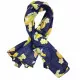 Printed Cotton Scarf Lemon