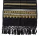 Fringed Scarf with golden pattern