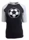 Damen Top Schwarz Fußball
