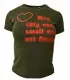 Army Green Top I Love Men