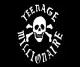 Teenage Millionaire - Black cotton scarf