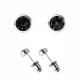 SOHR 043 - Ear Studs Set / Black