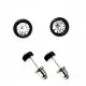 SOHR 046 - Ear Studs Set / White