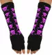 Gothic arm sleeves magenta skulls