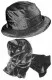 Velvet Hat Set - Silver