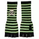 Green Striped Arm Sleeves with Skull