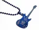 Gothic Necklace Jewelry Blue Guitar