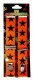 Neon Orange Star Suspenders