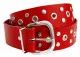 Belt red - Loop- & Flatstuds