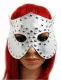 Venetian Mask - Studs - White