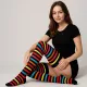 Over Knee Thigh Socks Multicoloured Striped