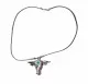 Necklace Bull with a green Eye