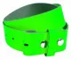 Ledergürtel ohne Schnalle - Neon Grün