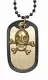 Cool dogtag with skull