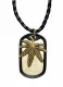 Cool dogtag with Canabis leaves