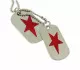 Dog Tag Red Star