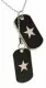 Dog Tag Black Star