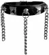 Pyramid Studs & Chain Leather Choker