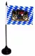 Table Flag Bavaria Emblem