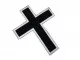 Embroidered Patch - Black Cross