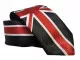 UK Flag on Black Necktie