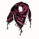 Shemagh Halstuch Schwarz Magenta
