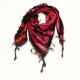 Shemagh Halstuch Schwarz Rot