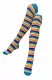 Over Knee Thigh Socks Multicolored Stripes