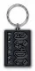 AC/DC Back in Black Keyring Pendant