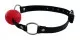 Roter Fetisch Gummi Ballknebel