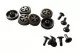 Iron Cross Fashion Studs 13 mm x 13 mm