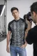 Herren Snake Print Half-Zip Shirt