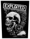 The Exploited Vintage Skull Backpatch